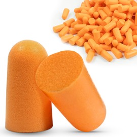 50 Pairs Wireless Foam Earplugs - Soft Noise Cancelling Earplugs for Sleeping, Shooting, Snoring, Mowing, Reusable Earplugs | Orange