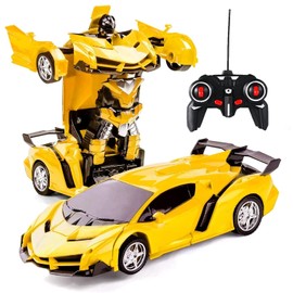 Transformation Toy Car, Remote Control, Robot, RC Control, Remote Control, Can Be Transformed, Children's Favorite Gift
