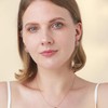 TEBIHOYO Unique Cute Hypoallergenic Gold Plated Hoops Earrings Studs for