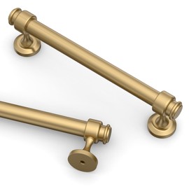 Asidrama 10 Pack 5 Inch(128mm) Champagne Bronze Kitchen Cabinet Handles, Cabinet Pulls Kitchen Cabinet Hardware for Cupboard Drawer Pulls