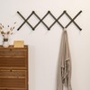 SKOLOO Hat Rack for Wall with 14 Hooks, Solid Wooden,