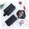 FOMIYES 6pcs Cosmetic Bag Mesh Makeup Travel Bag Zipper for