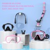 EMSINA Dry Snorkel Set,Panoramic Wide View,Anti-Fog Scuba Diving Mask,Professional Snorkeling