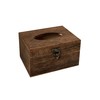 Wooden Tissue Box Cover Kleenexes Box Holder Rectangular Tissue Box