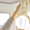 50 Pcs Plastic Curtain Hooks Curtain Roller Curtain Track Gliders