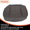 ECOTRIC Front Driver Side Bottom Seat Cover Compatible with 2003-2007