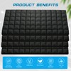 4 PCS Acoustic Panels,48''X24''X2'' Sound Proof Foam Panels for Walls,High