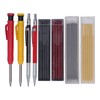 Mechanical Carpenter Pencil Set with 40 Refill Simple Operation Deep