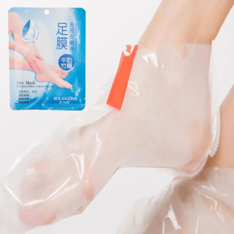 Máscara Cuidado Pies Pedicura MAscarilla Exfoliante Spa Hidratación Full