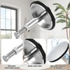 Oneroomone Universal Bath Stopper, Bathtub Stop 43mm, Sink Stop, Solid