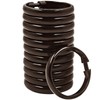 Qulable Shower Curtain Rings-12 Pack- Plastic Shower Curtain Hooks O-Shaped