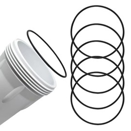 Paquete de 6 juntas tóricas WS03X10054 compatibles con GE HHRING para modelos de filtración en todo el hogar GXWH30C, GXWH35F, GNWH38F, GNWH38S, GXWH40L-Buna-N ORing