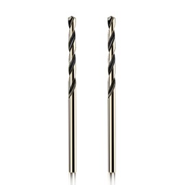 Aopin HSS Twist Drill Bit 3mm Metric Gold Cobalt Titanium High Speed Steel Suitable for Cast Iron, Stainless Steel, Copper, Wood, Plastic, Pack of 2