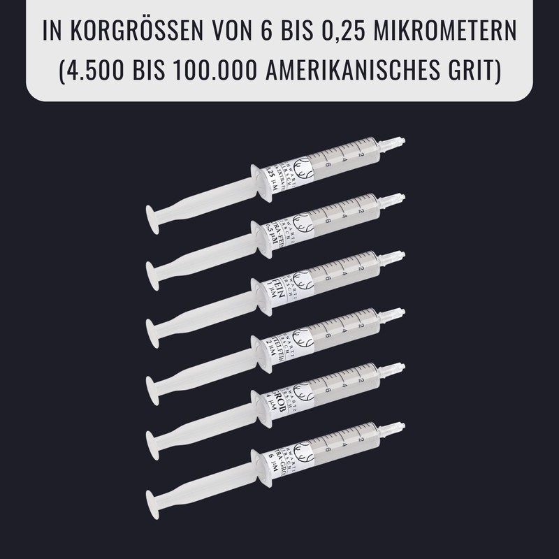 SCHWARTZHIRSCH® Premium Diamond Paste 2 µm (9000 Grit) - Durable