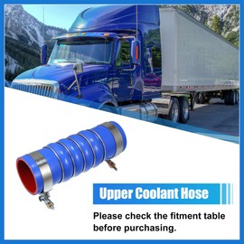 VekAuto Upper Coolant Hose for Peterbilt 320 335 337 340 348 365 367 384 386 387 388 389 567 579 587 2008-2022 Upper Radiator Hose Auto Accessories