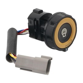 Ignition Start Switch Compatible with Caterpillar CAT Engine C1.1 C3.3B C2.4 C27 Excavator 310 320 323 336 301.6 302CR 308SR Replaces 526-5708 526-5710 5265708 5265710