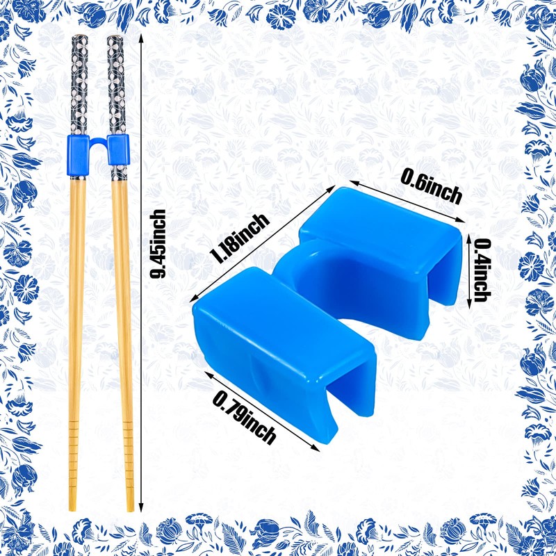 5 Pairs Reusable Chopstick Helpers Non Slippery Training Chopsticks for
