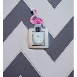 Puzzled Flamingo Handcraft Art Glass Decorative Night Light Home Décor - Animal/Zoo Animal Theme - Unique and Elegant Gift