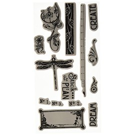 Hampton Art Graphic 45 Artisan Style Cling Stamps-#2