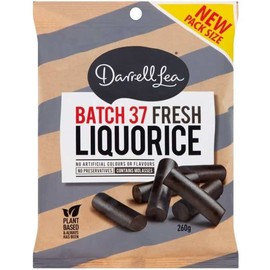 Darrell Lea Bulk Darrell Lea Batch 37 Liquorice 260g ($5.50 each x 12 units)