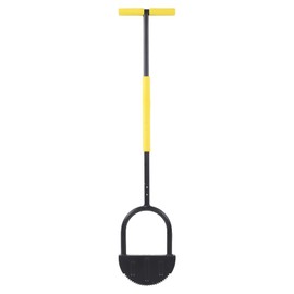 Pissente Half Moon Edger Lawn Tool, High Hardness Carbon Steel Manual Cutting Shovel Long Handle Manual Trimming Shovel for Garden Landscape Flower Bed Sidewalk Patio