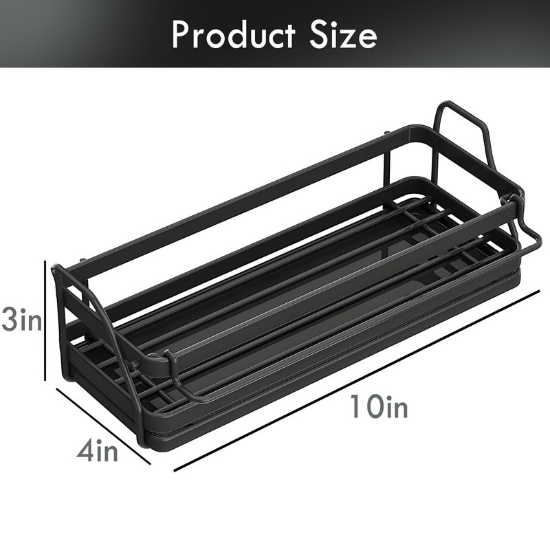 LBTING Sponge Holder for Kitchen Sink, Wall Mounted Sink Caddy