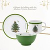 Spode Christmas Tree 3-Piece Melamine Dinnerware Set - 8" Plate,