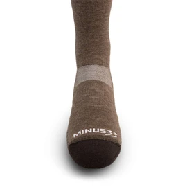 Calcetines de caza hechos en Estados Unidos - Calcetines de caza - Lana merino - Patrimonio de la Montaña, Café ligero S56, Large
