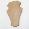 Generisch Dam Deer Trophy Sign Blunt in Light Oak Height