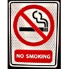 4x5 High Intensity Diamond Grade Reflective No Smoking Sign, Industrial