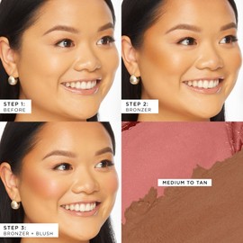 tarte park ave princess cream cheek duo - medium to tan - full size