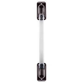 RecPro RV Entry Door Acrylic Grab/Assist Handle | Black | 7000-3 | Straight Bar Style Entry Assist Handle | Assist Rail Replacement (Non-Lighted)