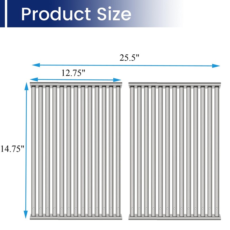 Shengyongh SS15375 (2 Pack) Stainless Steel Grill Grate for TEC