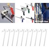 10-Pcs Clear Spray Foam Replacement Tubes -with Quick-Connect Nozzles for