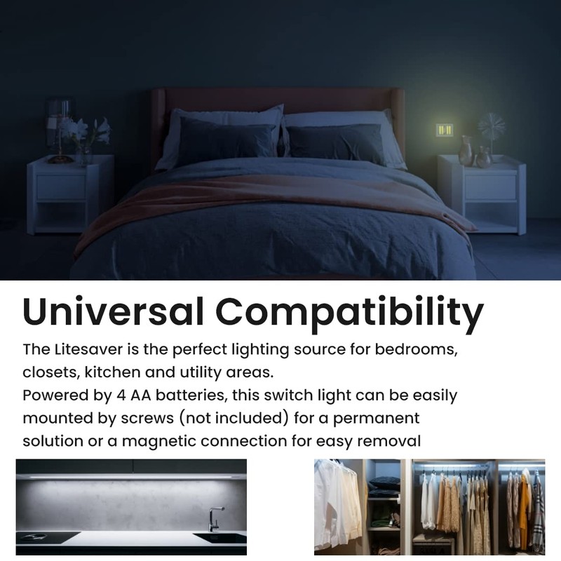 Go Green Power Single-SWLTXL LED Switch Light XL-White