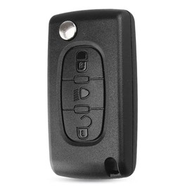 3 Button Car Key Replacement for Citroe-n C1 C2 C3 C4 C5 C6 Dispatch Berlingo Grand Picasso, Peugeot 307 407 Partner Expert Key Cover Case Accessories