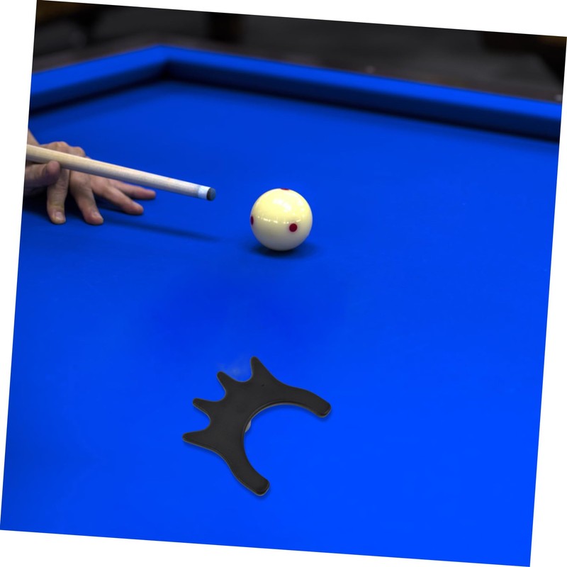 Sosoport Billiards Equipment 2pcs Plastic Cue Rack Portable Pool Stick