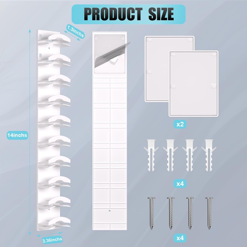 Hat Organizer for Baseball Caps, Hat Rack for Wall with