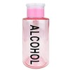PANA 10oz Pink with Word Push-Down Dispenser Bottle - 1