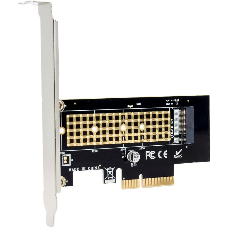 InLine® PCI Express Card to 1x Internal NVMe M.2 Key