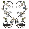 JUCONSIN Wall Sconces Candle Holder Set of 2, Antique Multi-Color