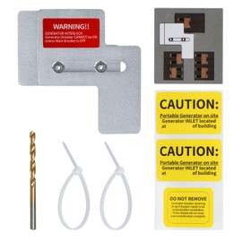 Generator Interlock Kit Compatible with Siemens 100 Amp/Murray 100 Amp Breaker,Fit for Safe Usage of Portable Power During Outage(1set)