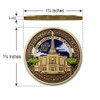 Armor Coin & Emblem - LDS Gilbert Temple Medallion