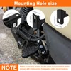 1 Pair Electric Scooter Folding Pegs, Mini Folding Non-Slip Bicycle