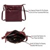 Cochoa Small Soft Pebbled Real Leather Women Crossbody Handbags &