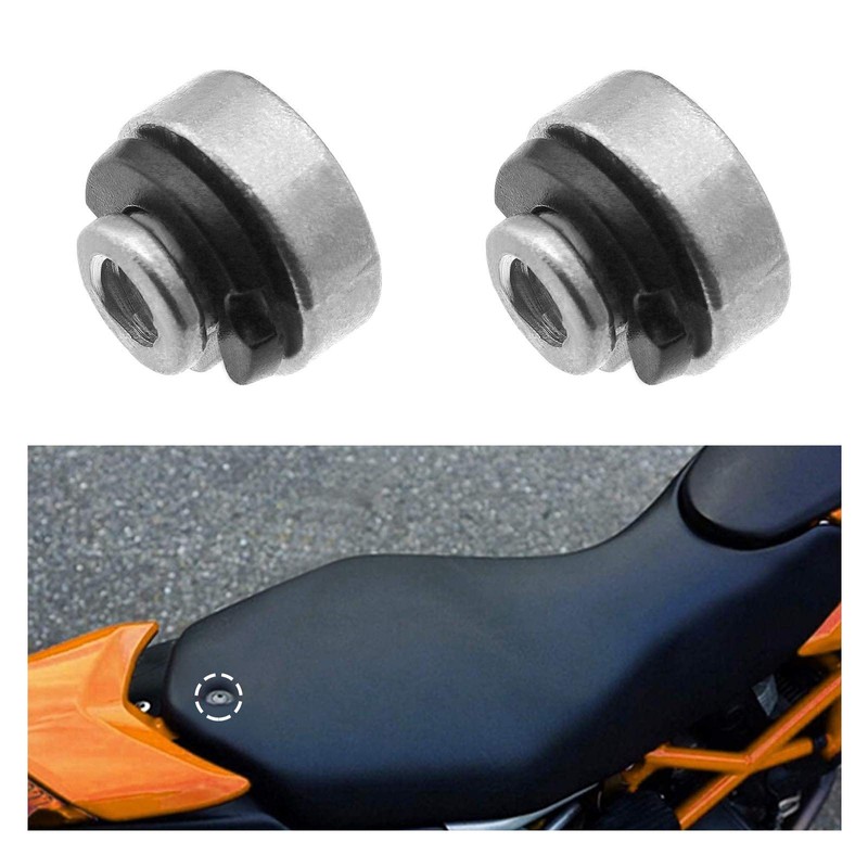 Create idea Pack of 2 Motorcycle Mudguard Rear Seat Nuts