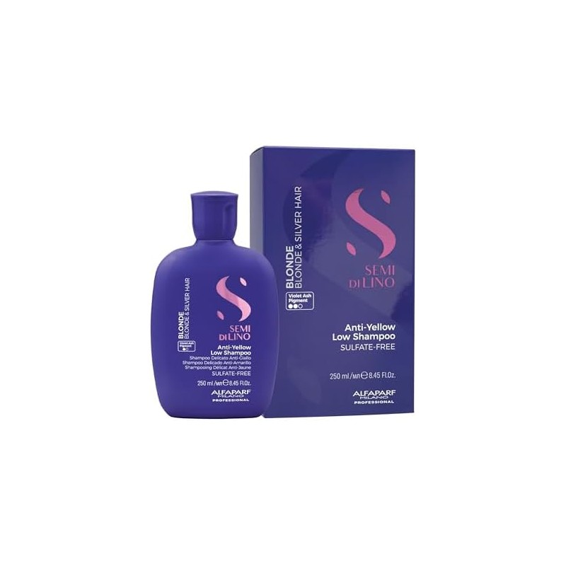 Anti-Yellow Low Shampoo - Champú delicado neutralizador de reflejos amarillentos