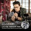 COORIART 3PK Liquid Chrome Markers Permanent Mirror Pens for Plastic