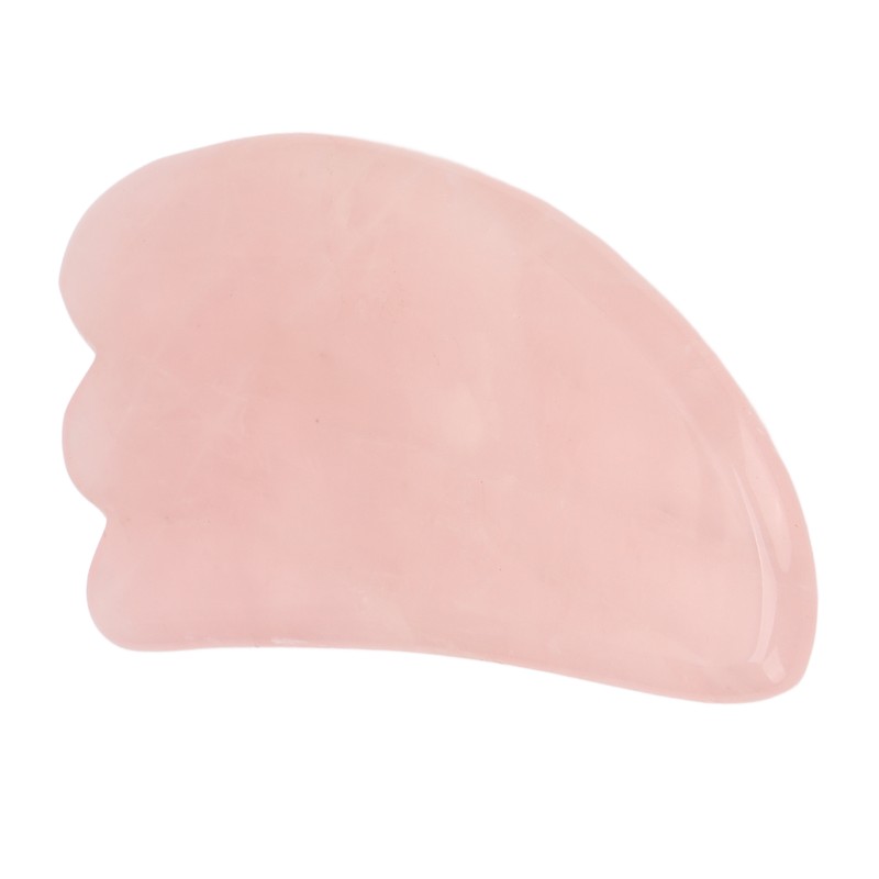 Scrapping Plate Pink Crystal Highly Polished Translucent Gua Sha Board