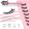 Siligli Natural Lashes Fake Eyelashes Pack C Curl Strip Lash